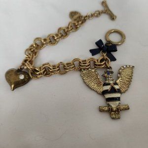 BETSEY JOHNSON EAGLE SAILOR BRACELET